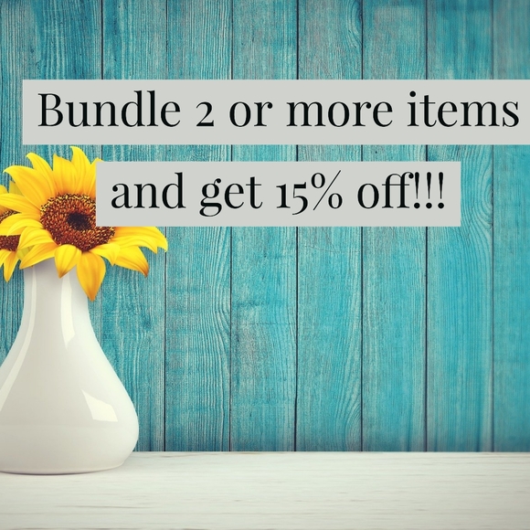 15% off all bundles of 2 or more items. π»πΊπ»πΊ - Picture 1 of 1